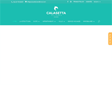 Tablet Screenshot of calasettaresidence.com